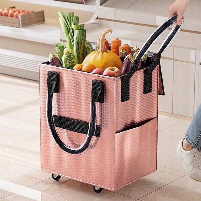 TÚI KÉO ĐI SIÊU THỊ GẤP GỌN TÚI KÉO ĐI SIÊU THỊ GẤP GỌN