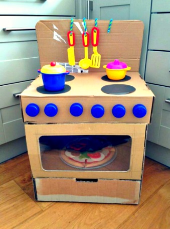 Junbaby: Cách làm đồ chơi nhà bếp bằng giấy