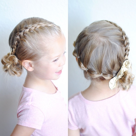 Tết tóc cho bé gái tóc ngắn xinh như công chúa trong truyện cổ tích
